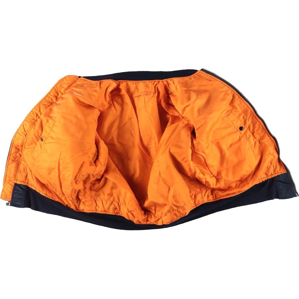 古着 90年代 民間品 アルファ ALPHA MA-1タイプ ミリタリー フライトジャケット USA製 メンズL相当 ヴィンテージ/evb010067