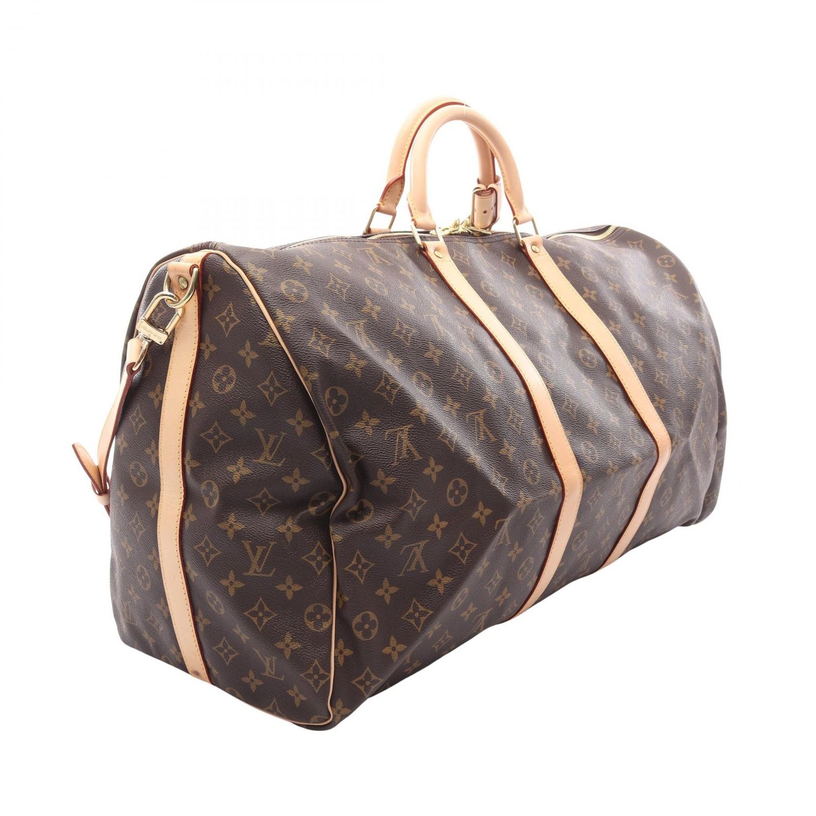 ルイ ヴィトン LOUIS VUITTON ボストンバッグ キーポル バンドリエール60 モノグラム M41412 PVCコーティングキャンバス レザー キーポル バンドリエール60 ユニセックス