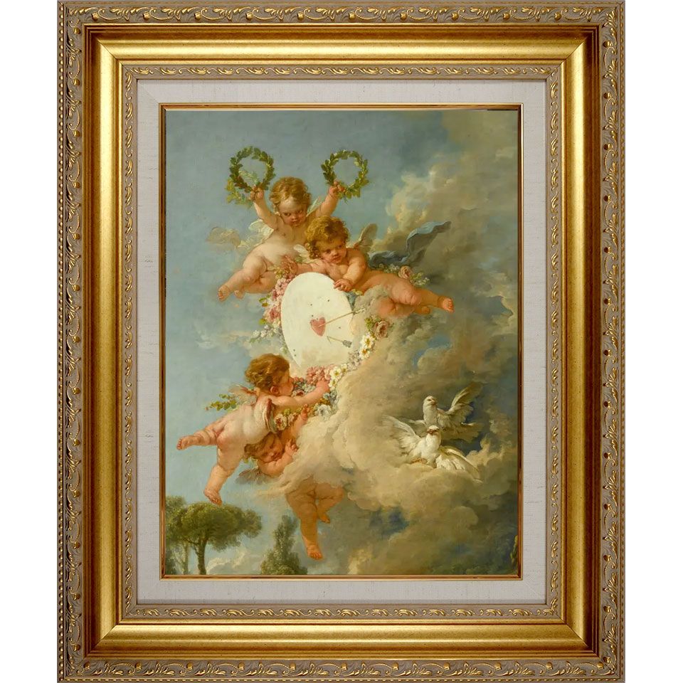 ルーブル美術館展 グッズ アモルの標的 複製画 ルーヴル美術館展