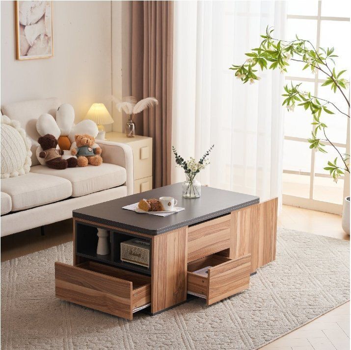 超人気、高品質で超激安。 テーブル センターテーブル 昇降式テーブル 高さ調節 幅100 折りたたみ 天板昇降 引出し ダイニングテーブル 人気満点商品再入荷！