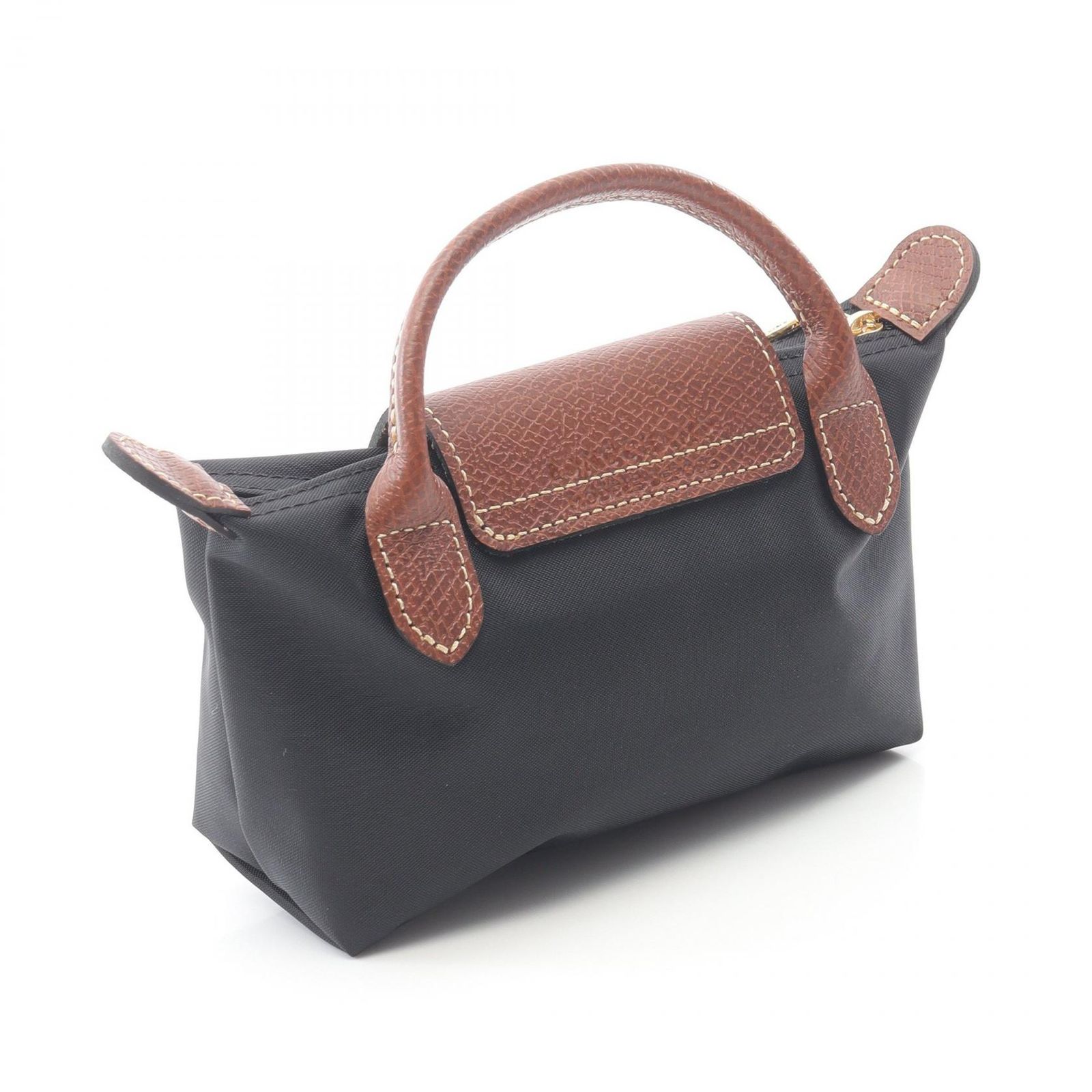 ロンシャン Longchamp ポーチ ル プリアージュ オリジナル 34175089001 ブラック キャンバス レザー ル プリアージュ オリジナル ハンドル付 レディース