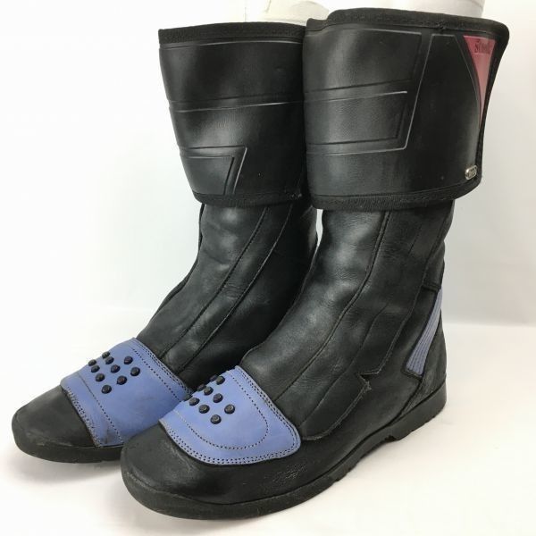 <SALE>HEIN GERICKE/ハインゲリック　シンパテックス　　ライディング　バイクブーツ　size42　26.5-27.0程度〈黒/BLACK/ブラック〉×紫　ツーリング　bike/　Boots〕菅No.WM45 #BUZZBERG