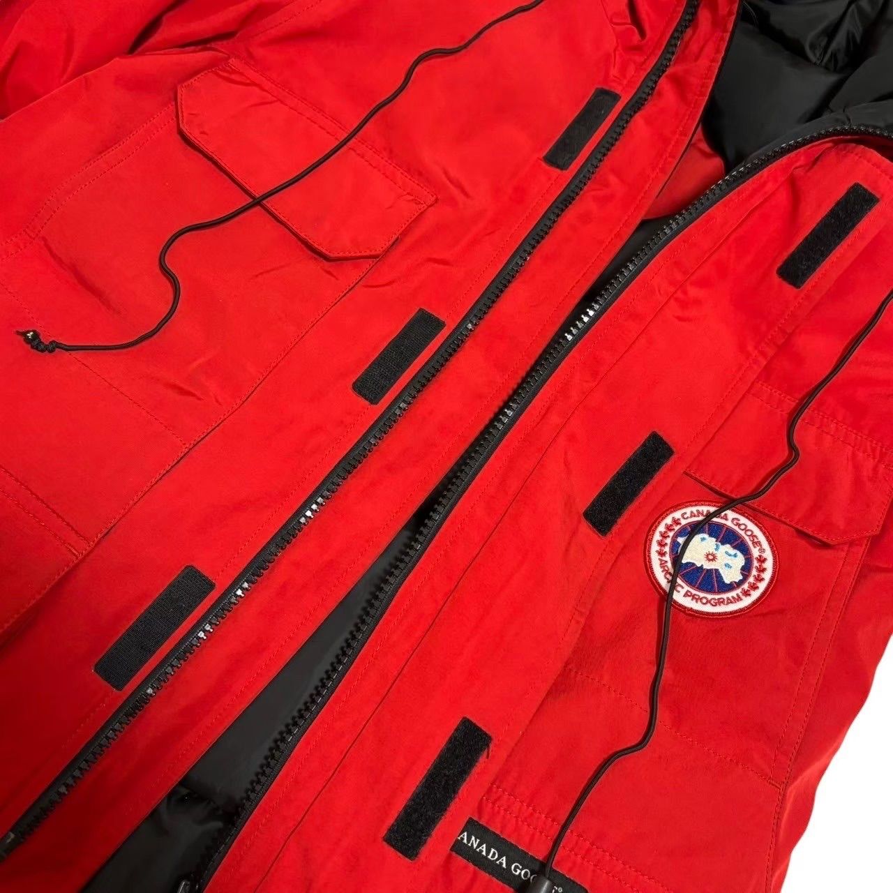CANADA GOOSE カナダグース ダウンジャケット 赤 黒 4567JM CITADEL 