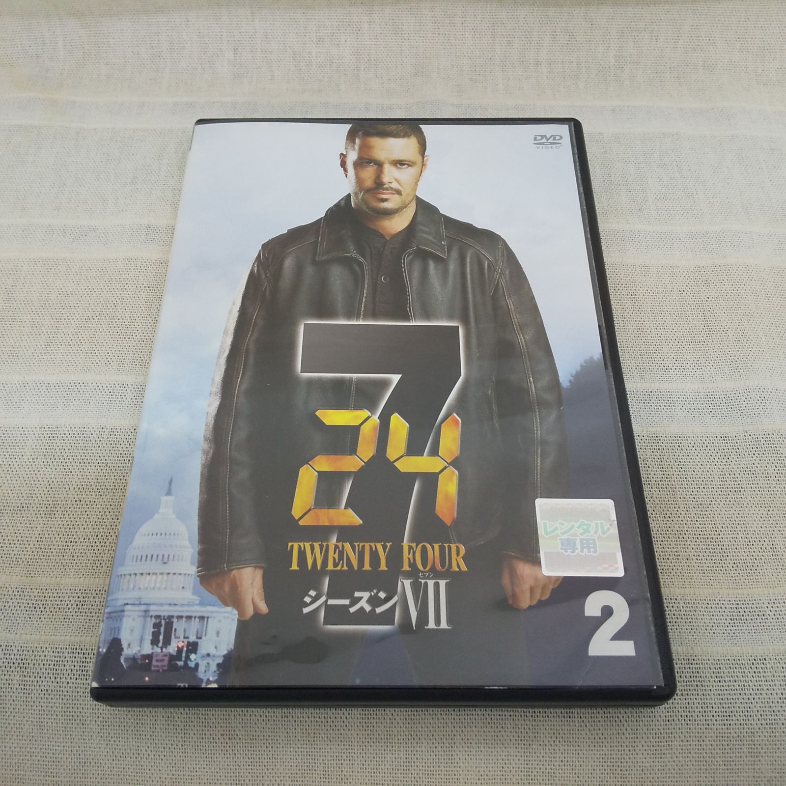 海外ドラマ　24 シーズンⅦ  ケース付き　中古 24 TWENTY FOUR シーズンⅦ 2 レンタル専用 中古 DVD ケース付き