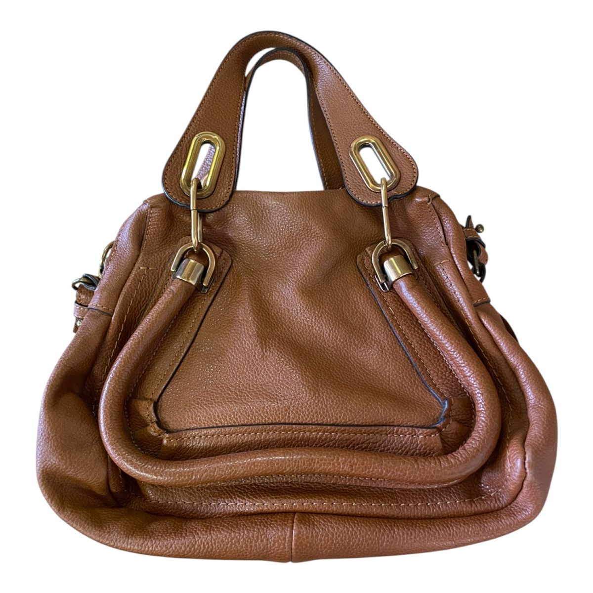 クロエ　パラティ　ブラウン　レザー　2way ショルダー 楽天市場】Chloe(クロエ) パラティ 2WAY レザー ハンドバッグ