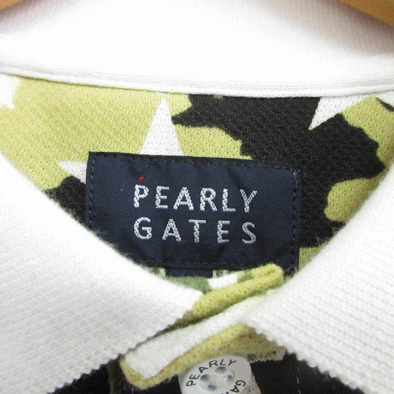 パーリーゲイツ PEARLY GATES 極美品 22SS ポロシャツ スター×カモ 