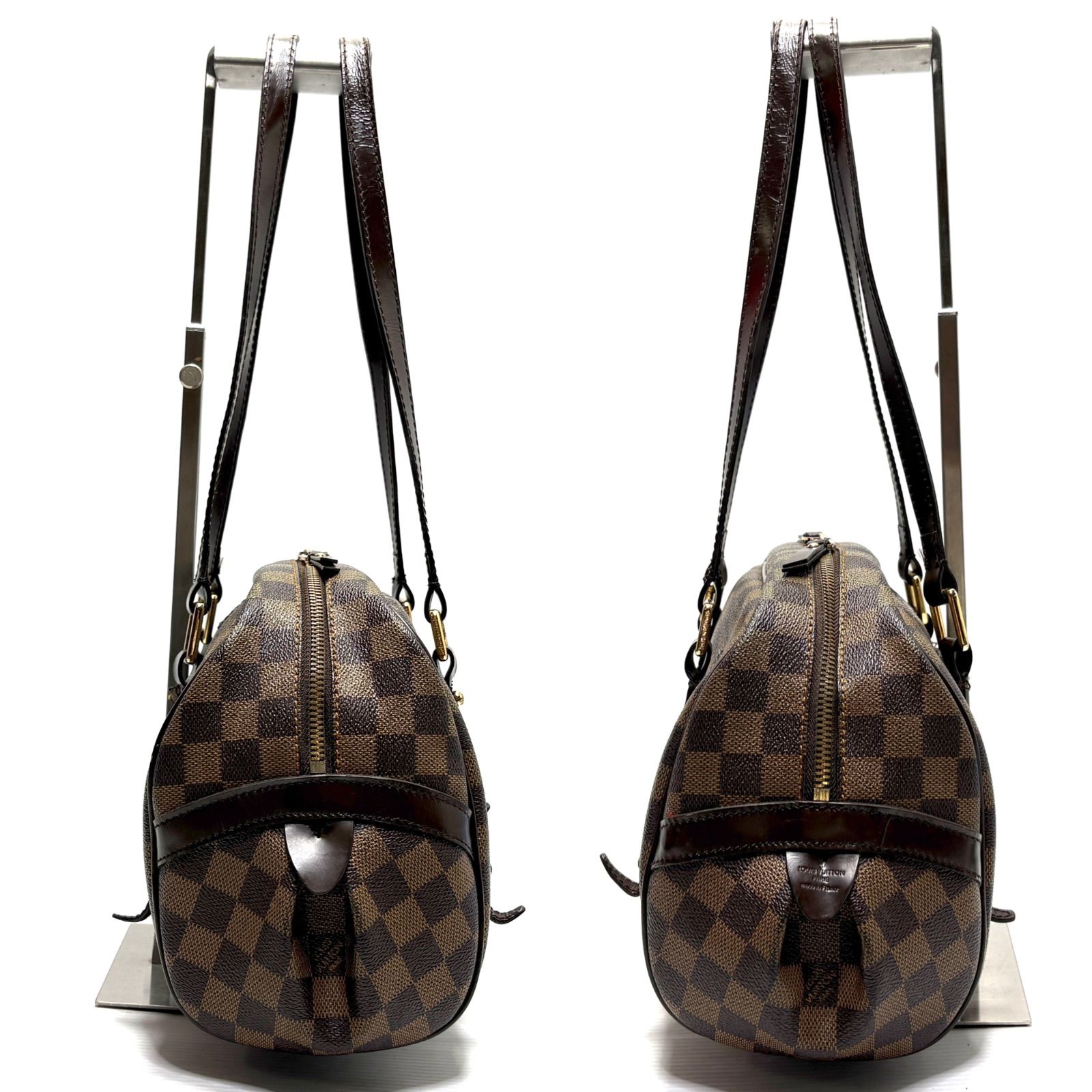 ルイヴィトン【最高級美品】ダミエ リヴィントンPM ショルダーバッグ ハンド ルイヴィトン リヴィントンGM ダミエエベヌ ショルダーバッグ PVC