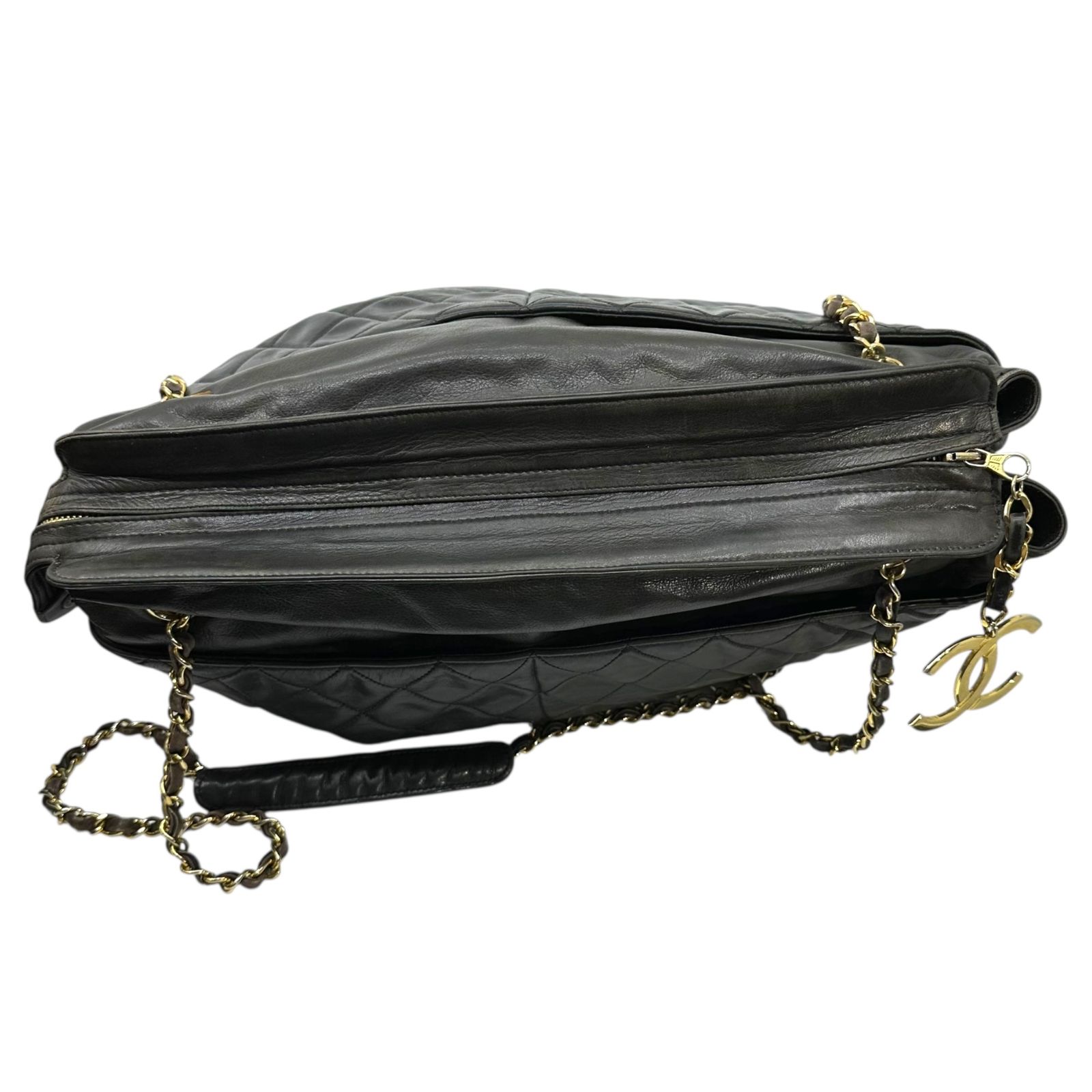 CHANEL(シャネル) 90's Coco Charm Lambskin Matelasse Double
