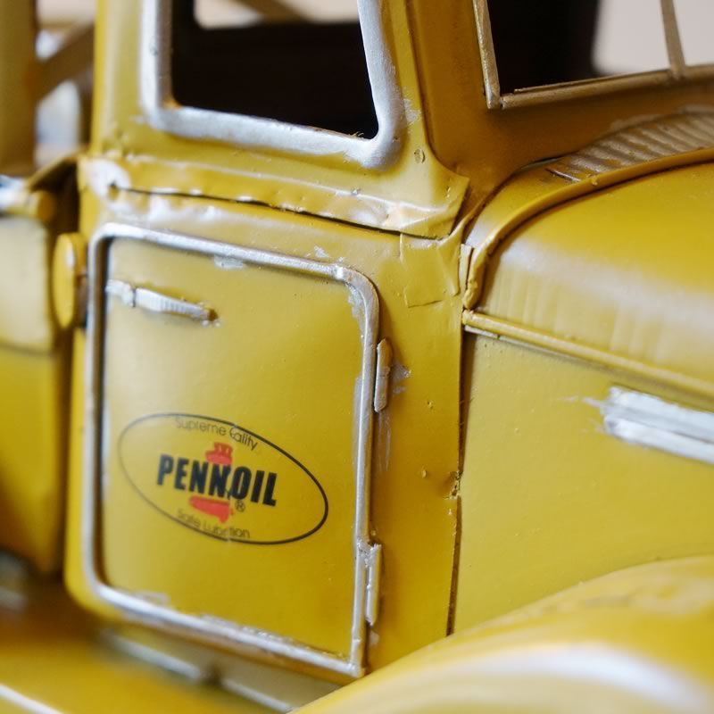 ブリキのおもちゃ レッカー車 インテリア雑貨 置物 レトロ 輸入雑貨