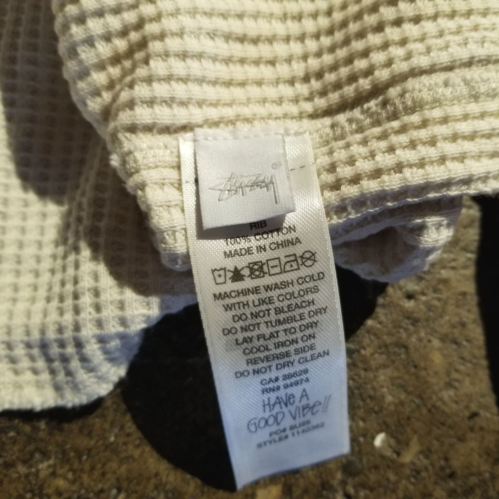 STUSSY 25ss BASIC STÜSSY THERMAL 2 TONE L ステューシー