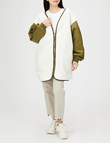 即日配送可！ リー アウター 公式 リバーシブルコート レディース OLIVE M