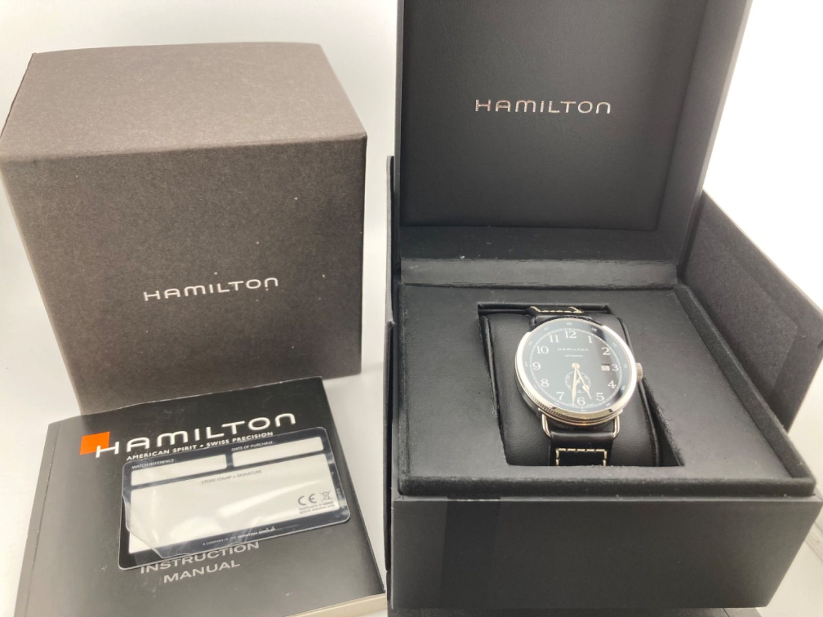 ハミルトン HAMILTON H784150 カーキ パイオニア デイト スモール 