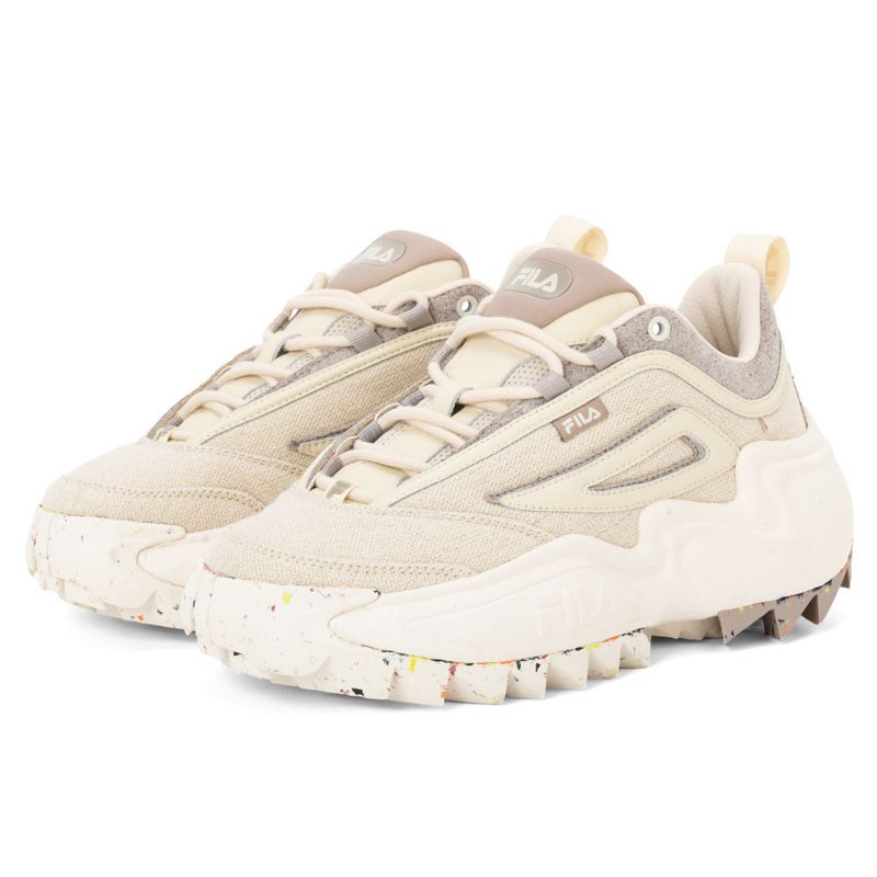 5XM02313106 TWISTER ECO(ツイスターエコ) Gardenia/Goat/Whitecap Gray【ユニセックス メンズ レディース スニーカー FILA フィラ 厚底】