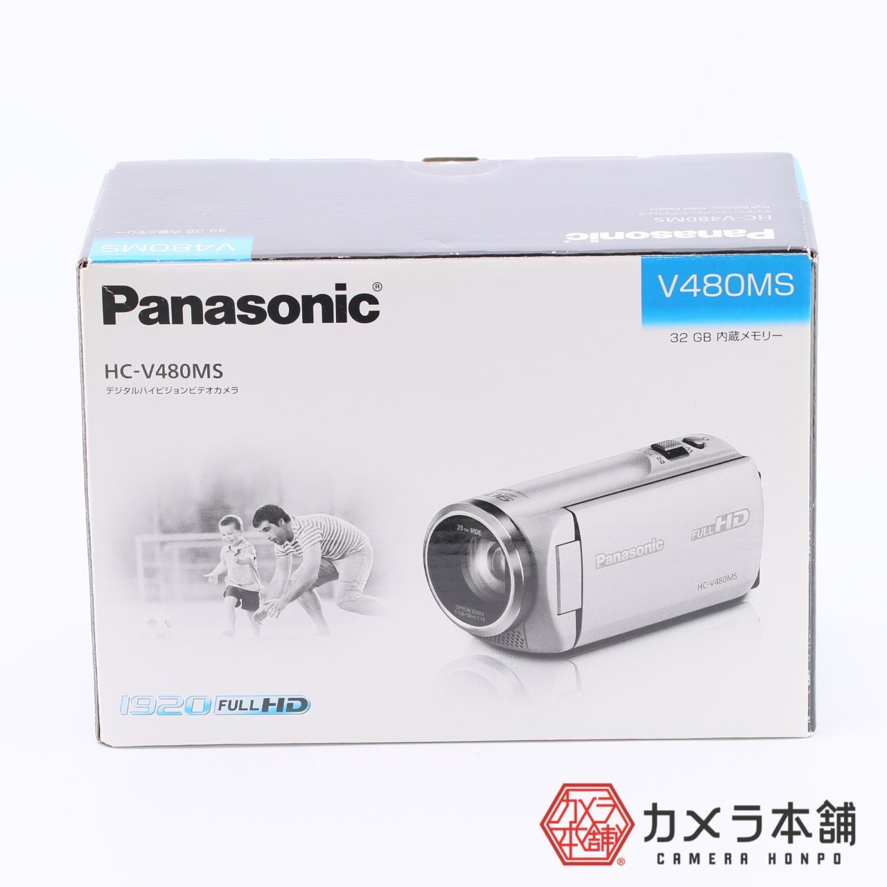 未使用品 Panasonic HDビデオカメラ HC-V480MS-W 32GB | www.agb.md