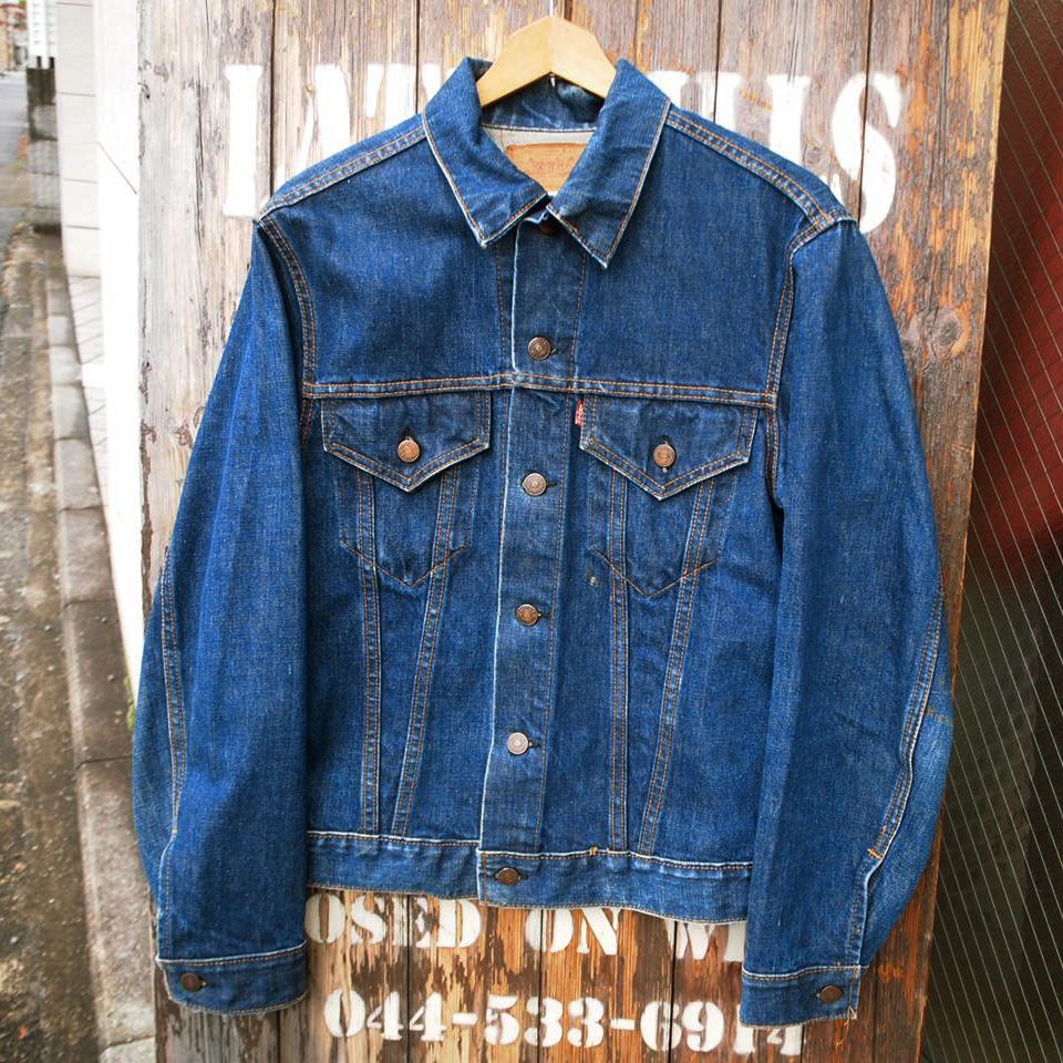 Levi's 70505 ブランク40 濃いめ デニムジャケット Gジャン 楽天市場