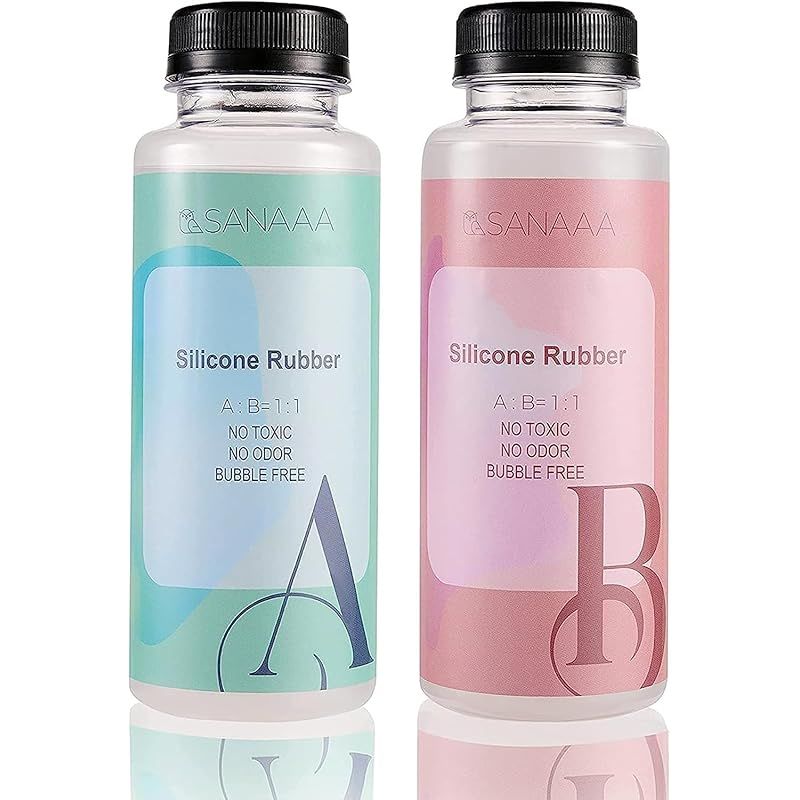 SANAAA 型取り用シリコン 硬度15A モールドシリコン 手作り DIY 型取り レジン型 【型取り材】（250+250g） 0