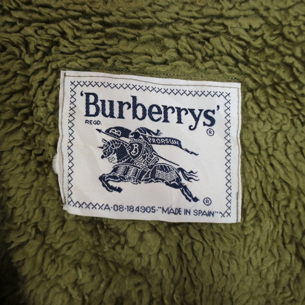 90年代 Burberrys' バーバリーズ スタンドカラーコート 防寒