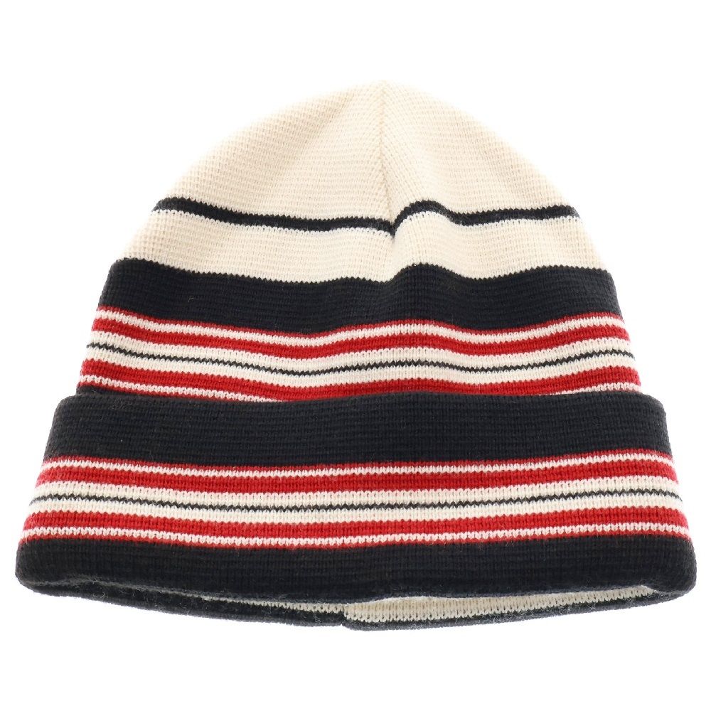 MONCLER (モンクレール) BERRETTO ビーニー ボーダー柄 アクリル ニット帽 ニットキャップ