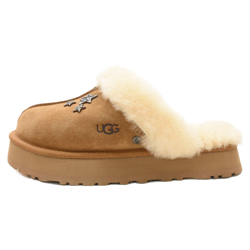 CHROME HEARTS (クロムハーツ) ×UGG アグ スタッズ装飾 ムートンレザー