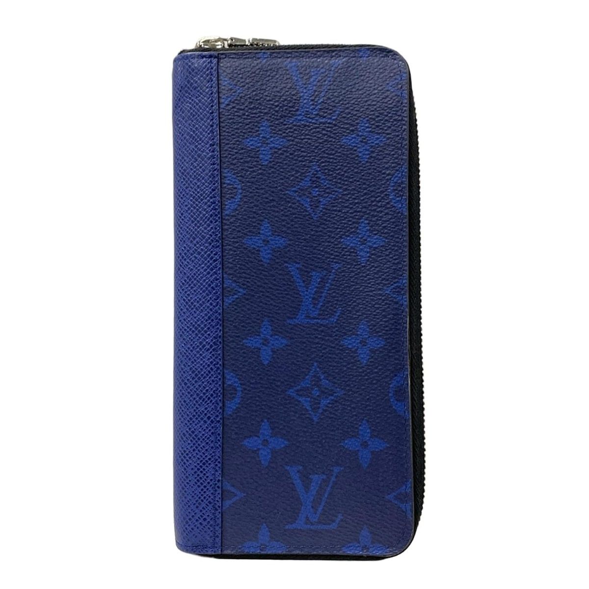 LOUIS VUITTON ルイヴィトン 長財布 タイガラマ ジッピーウォレットヴェルティカル M30447 コバルト レザー 牛革
