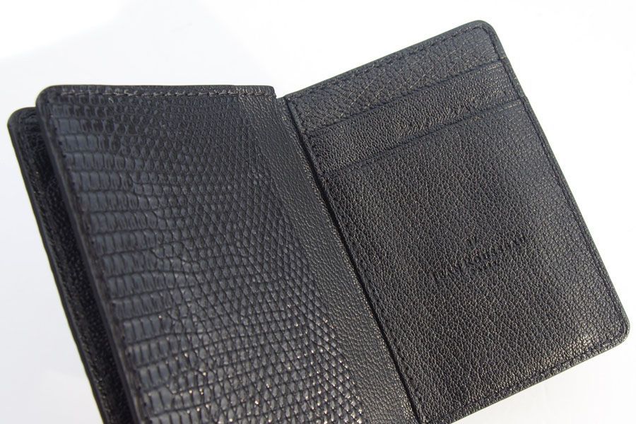 新品 ジャンルソー JEAN ROUSSEAU リザード名刺入れ カードケース