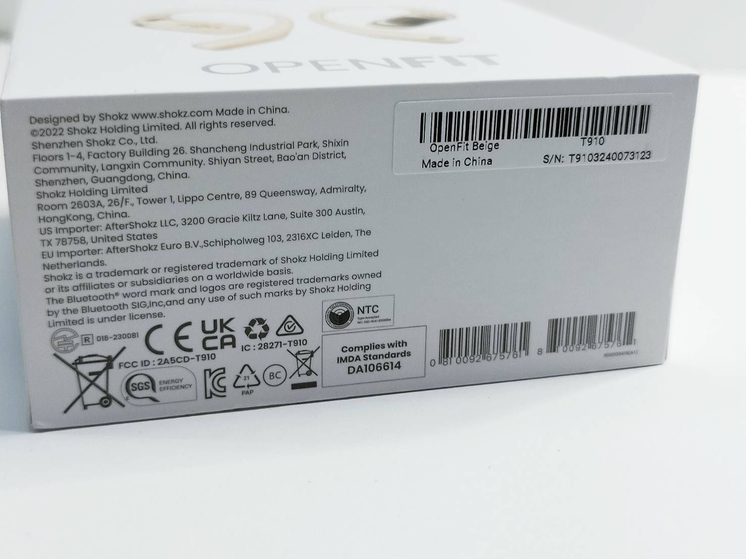 T910 ワイヤレスイヤホン