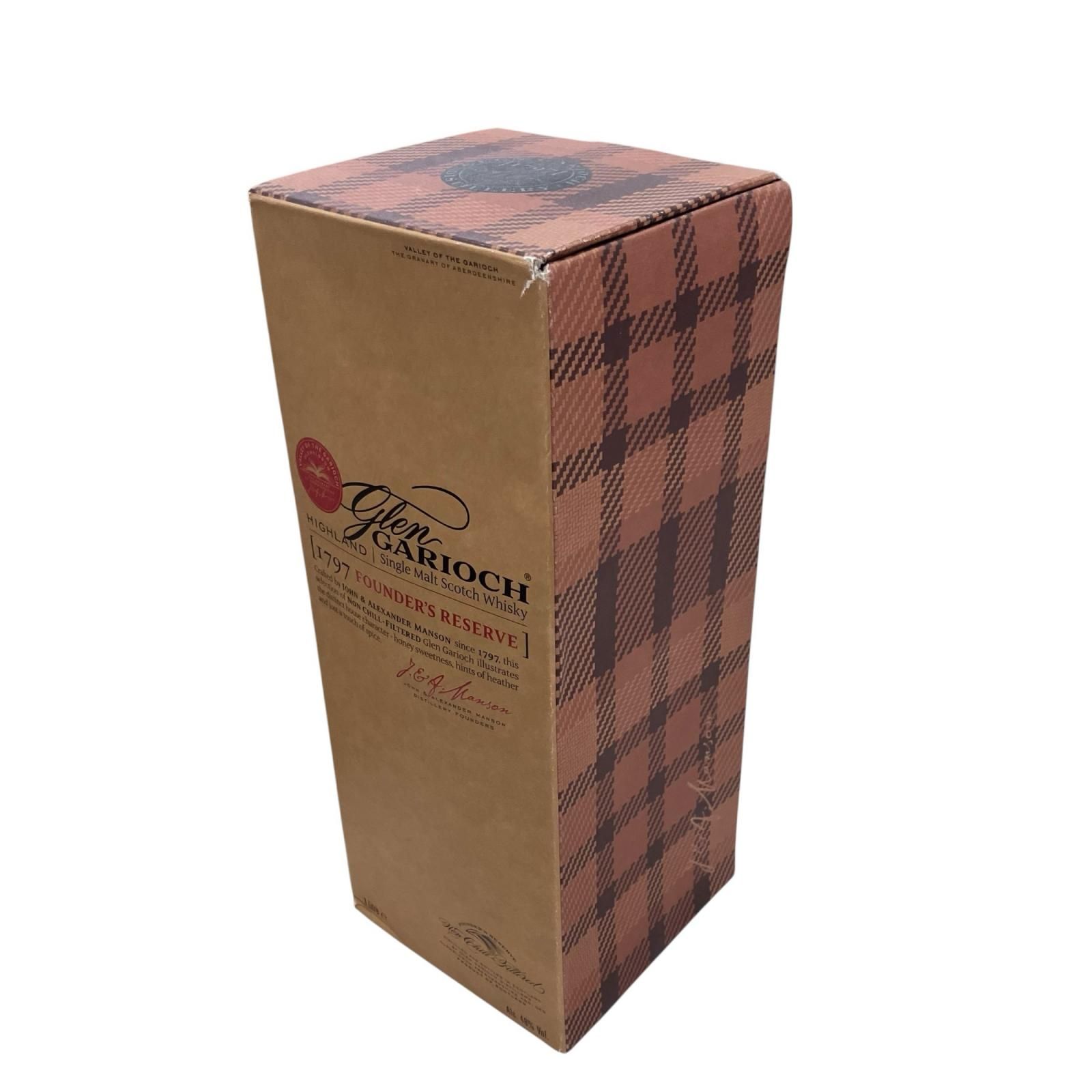 186000 GLEN GARIOCH グレンギリー 1797 ファウンダーズ リザーブ