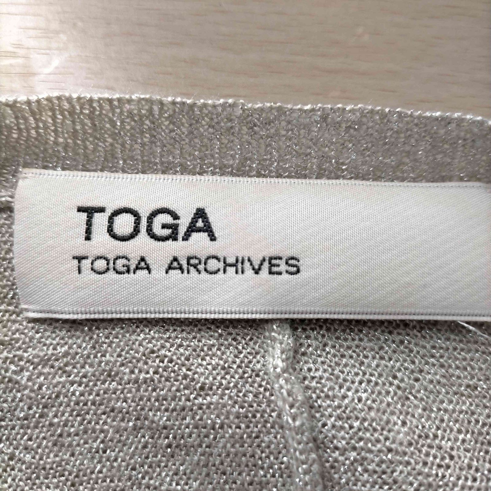 トーガアーカイブス TOGA ARCHIVES ウールラメカーディガン レディース