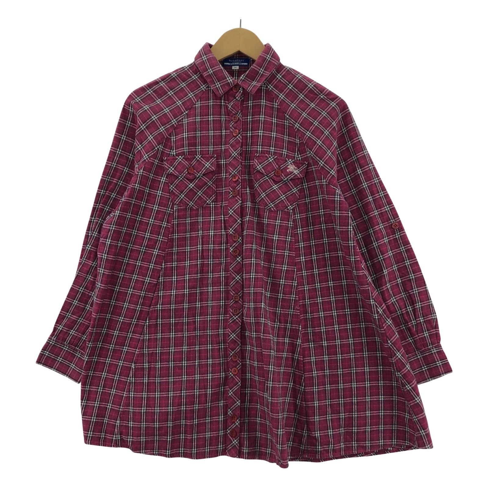 Burberryブルーレーベルピンクチェック BURBERRY BLUE LABEL バーバリー ブルーレーベル チェック ネル