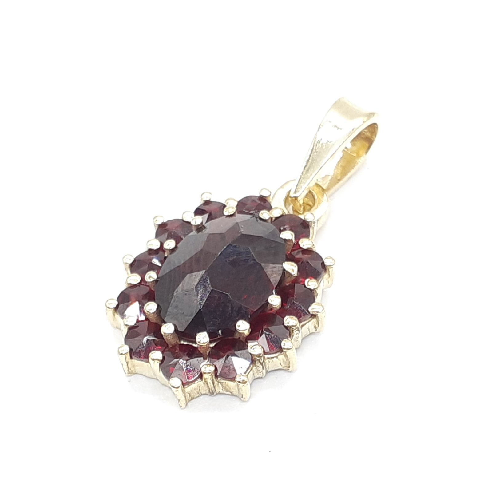 結婚祝い vintage ペンダントトップ（スモール ボヘミアンガーネット アクセサリー