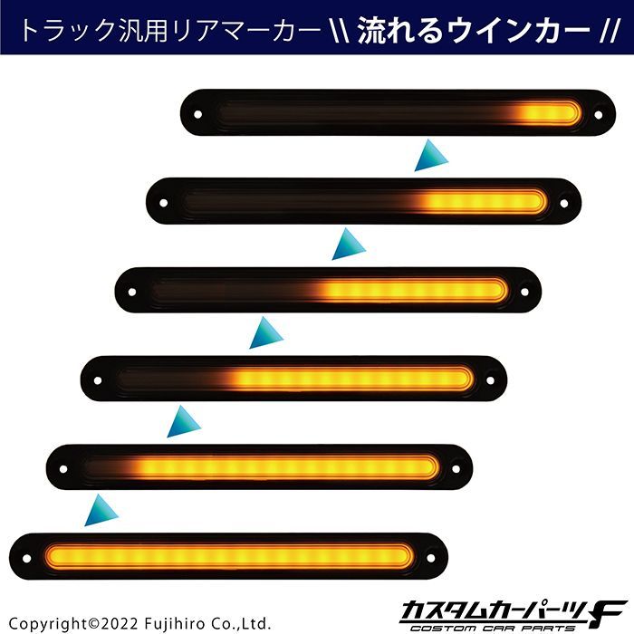 トラック テールランプ マーカーランプ オープニング機能 led 汎用