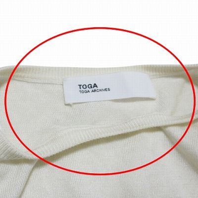 トーガ TOGA アーカイブス ARCHIVES アームシースルー フリル