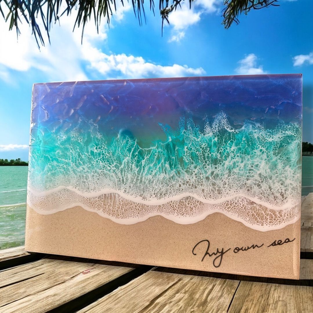 レジンアートパネル レジンアート オーシャンアート 沖縄 海 レジン