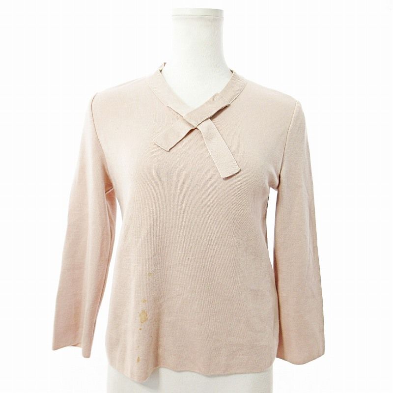 美品　Foxey フォクシー　ペアーシェイプワンピース　カシミヤ　ニット　38 美品 Foxey フォクシー ペアーシェイプワンピース カシミヤ