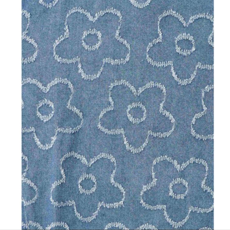  Scolar 花柄ジャガード織デニムプルオーバー トレーナー スウェット トップス