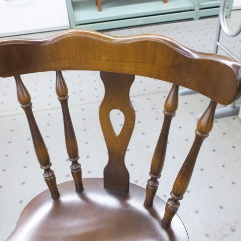 ③ 飛騨産業 HIDA ウィンザーチェア ダイニングチェア キツツキマーク