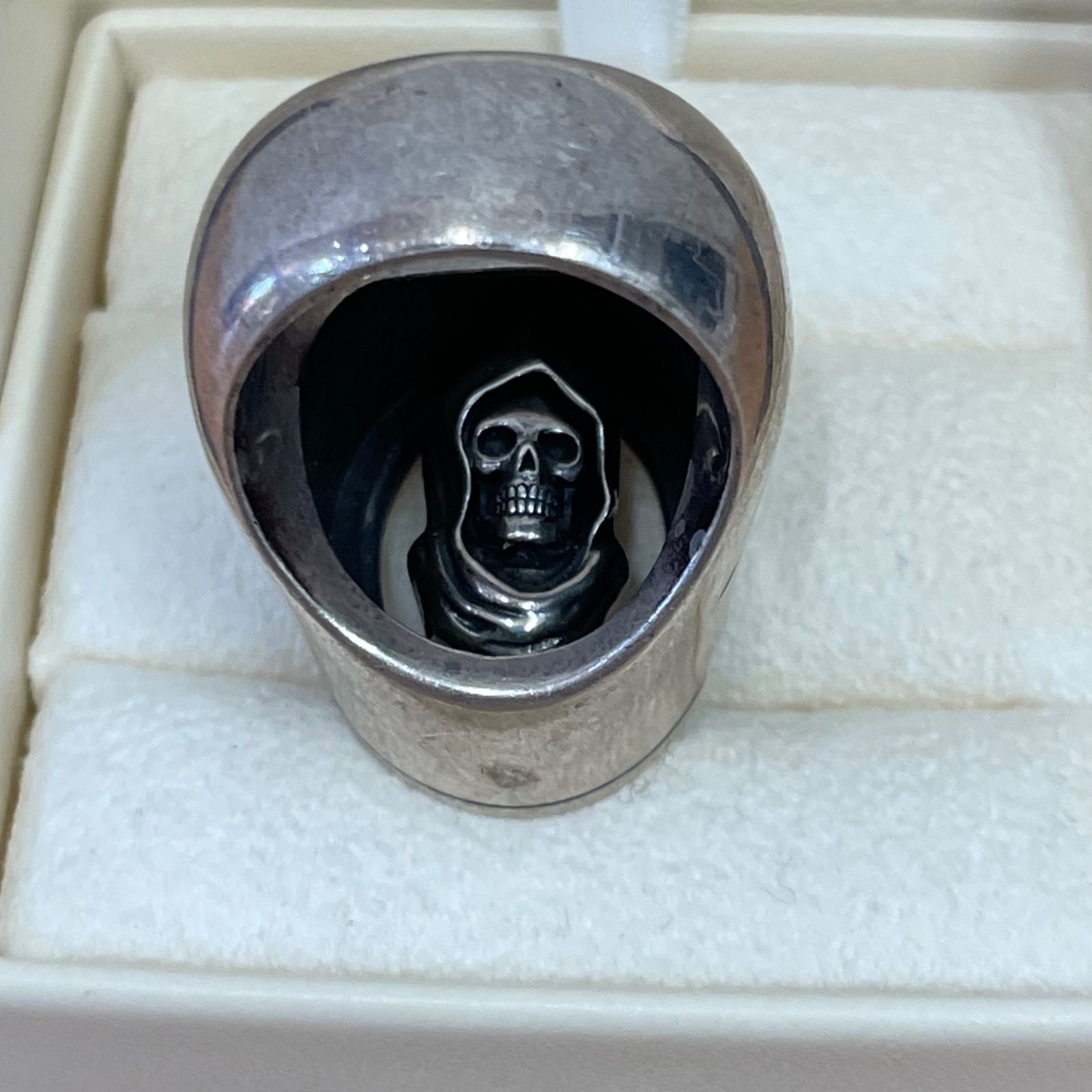 ジャスティンデイビス マリア スカル リング 指輪 17号 18号 925 Justin Davis ジャスティンデイビス SRJ441 DOOM SPLIT RING