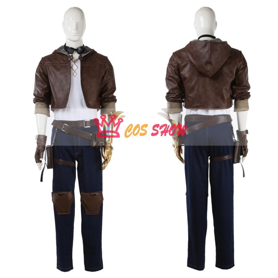 リーグ オブ レジェンド League of Legends 光の冒険心 エズリアル コスプレ衣装 合成皮 オーダーメイド製作 仮装 ステージ服 舞台 ハ