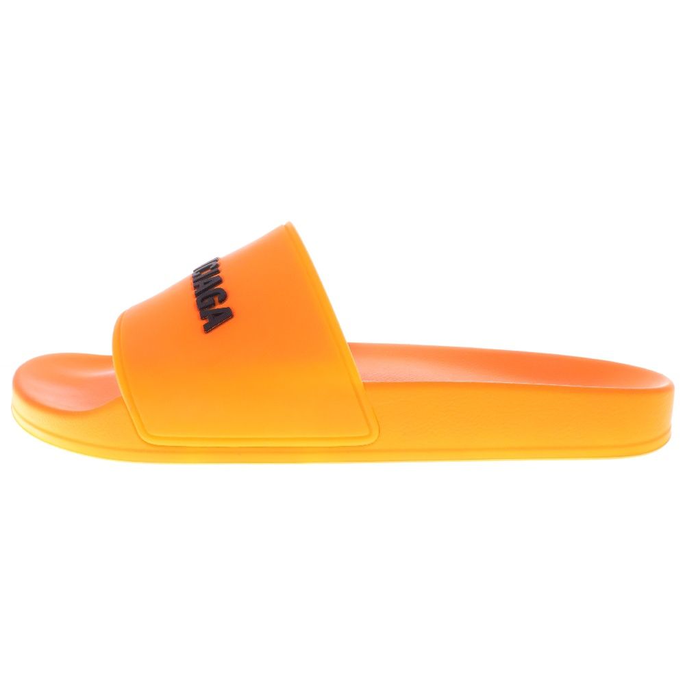 BALENCIAGA (バレンシアガ) Logo Rubber Slides ロゴラバー