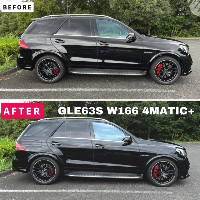 取説付き ベンツ GL x166 ロワリングモジュール OBD +40mm～-70mm