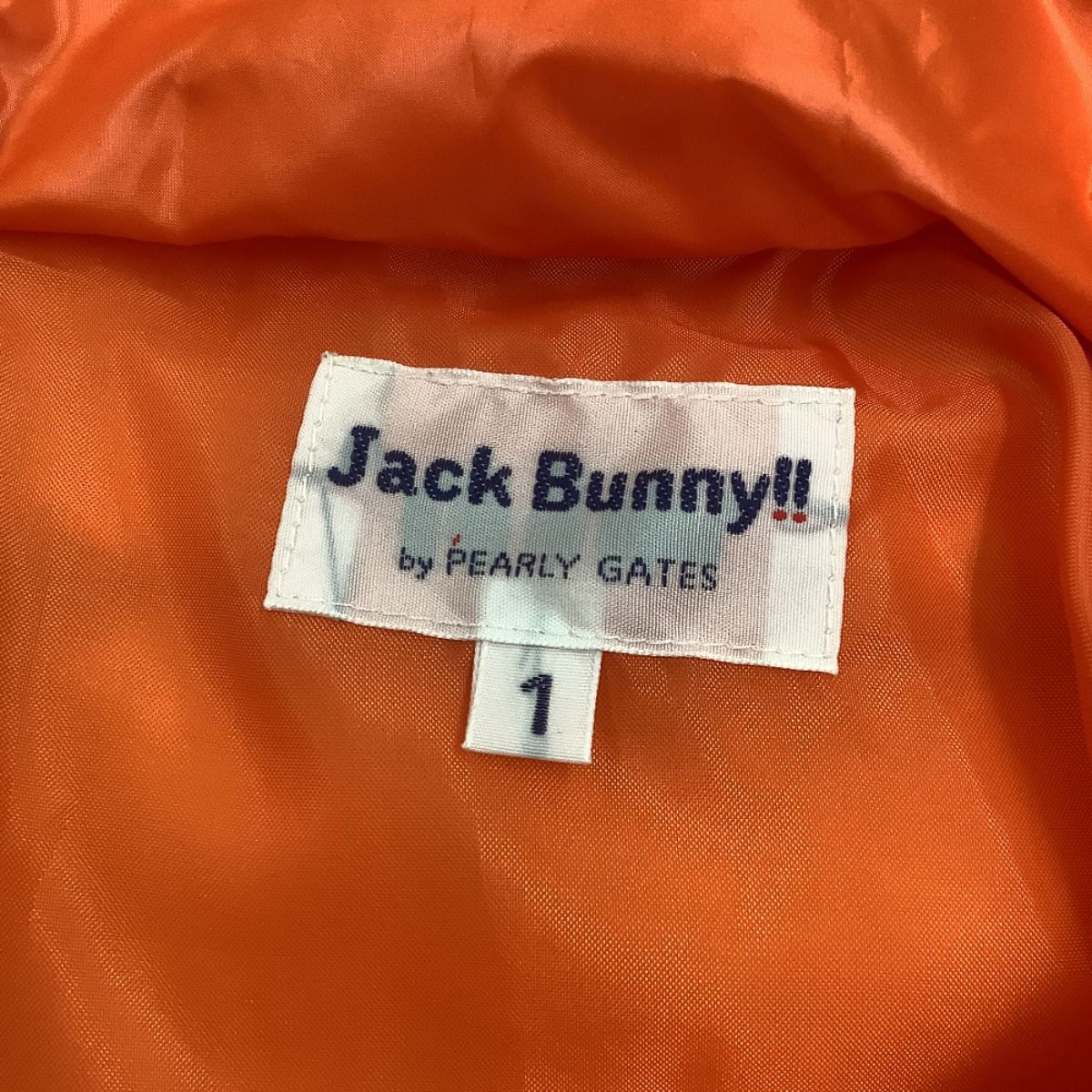 JACK BUNNY by PEARLY GATES オレンジダウンジャケット ♪♪PEARLY GATES パーリーゲイツ JACK BUNNY レディース ダウン