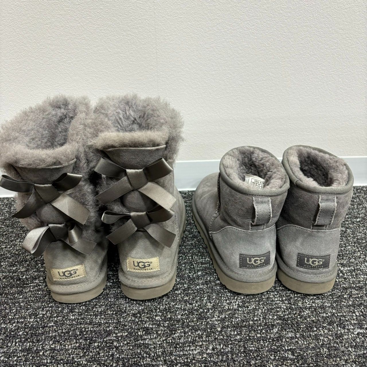 UGG グレー ショートブーツ