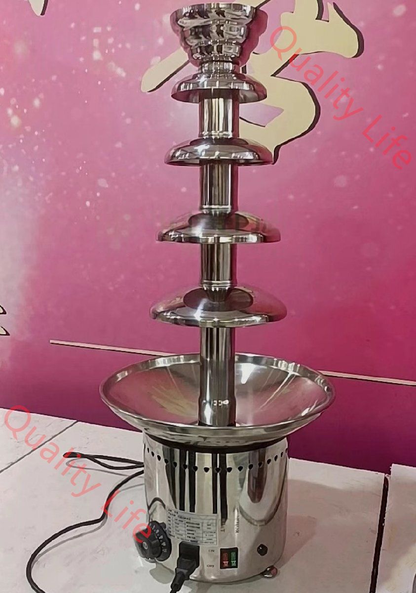 業務用チョコレートファウンテン チョコレートフォンデュ チョコレートマウンテン 5層 単相 100V