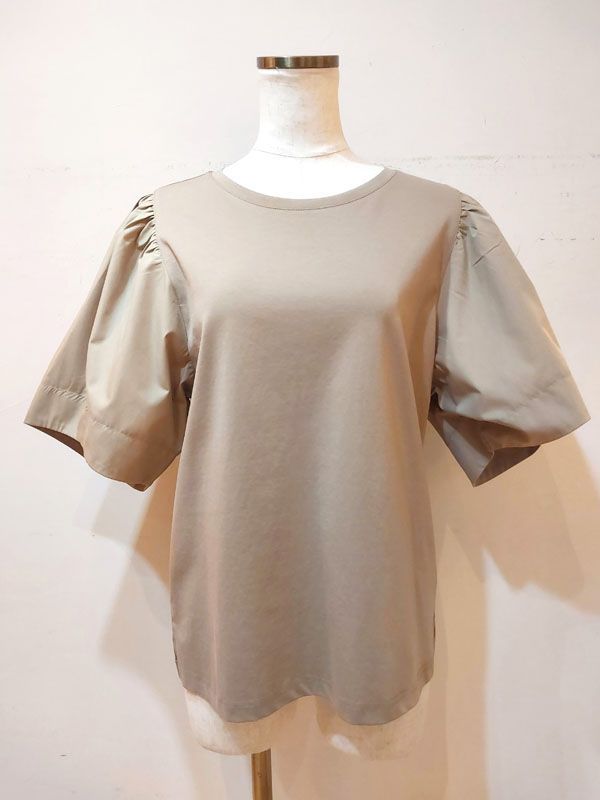 公式正規取扱い MN Knit Factory エムエヌ ニットファクトリー women s カットソー BEIGE