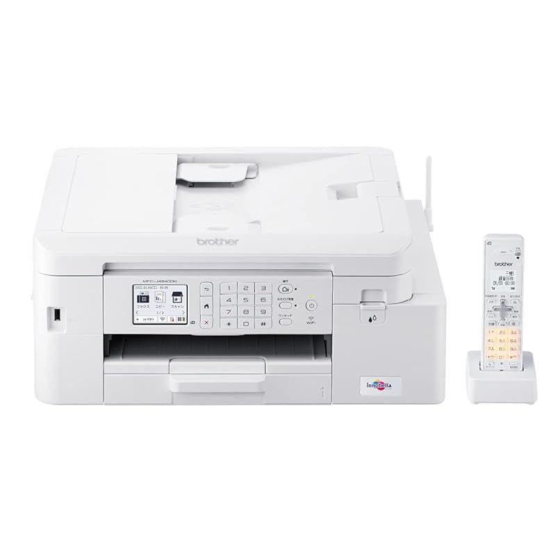 ブラザー工業 Brother Industries プリンター 大容量ファーストタンク A4インクジェット複合機 MFC-J4940DN Wi-Fi|FAX|電話機|自動両面印刷|スマホ タブレット接続|ADF|スマートリオーダー 1
