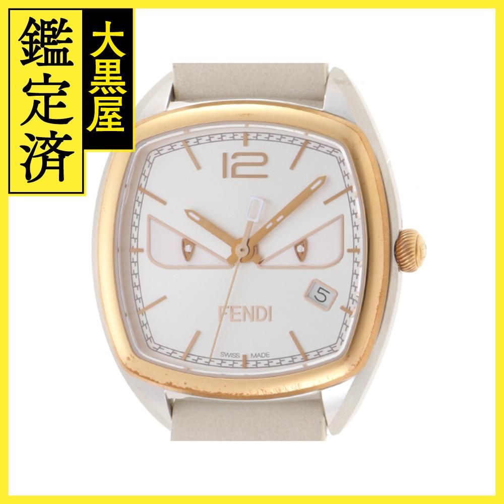 FENDI フェンディ レディース時計 バグス モンスター クオーツ GP/SS/革 シルバー文字盤 22000M【434】 - メルカリ