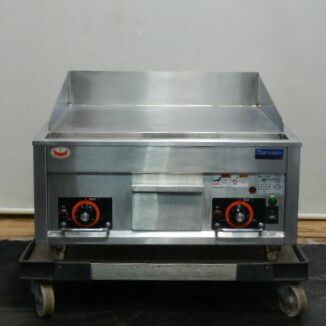 中古】(代引不可)2015年製 マルゼン 電気 グリドル MEG-066 3相200V 