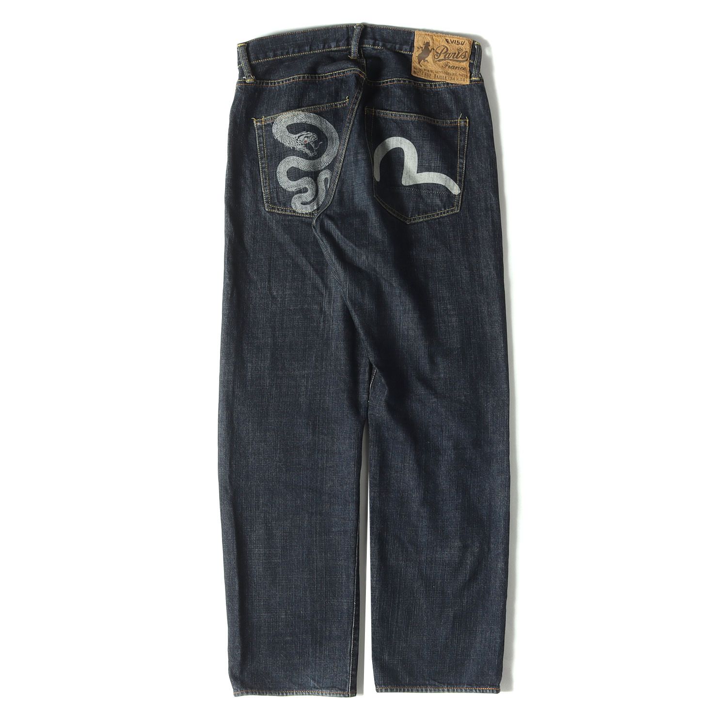 EVISUデニム⑨パリス　34×34 EVISU エヴィス パンツ サイズ:34×34 / PARIS カモメ&スネーク