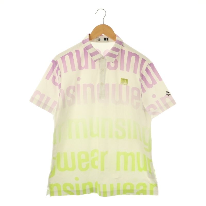 Munsingwear マンシングウェア 総柄 半袖 ポロシャツ ホワイト 3L 楽天市場】MUNSING WEAR マンシングウェア 半袖 ポロシャツ 総柄