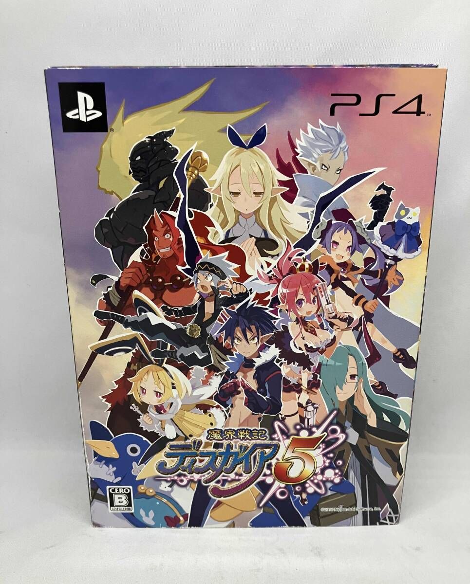 ☆ソフトなし PS4魔界戦記ディスガイア5 初回限定版 - メルカリ